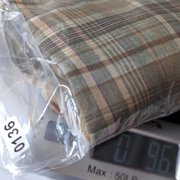 Polo Ralph Lauren Men's 100% Linen Long Sleeve Button Up Tan Plaid Shirt Large - Picture 8 of 8